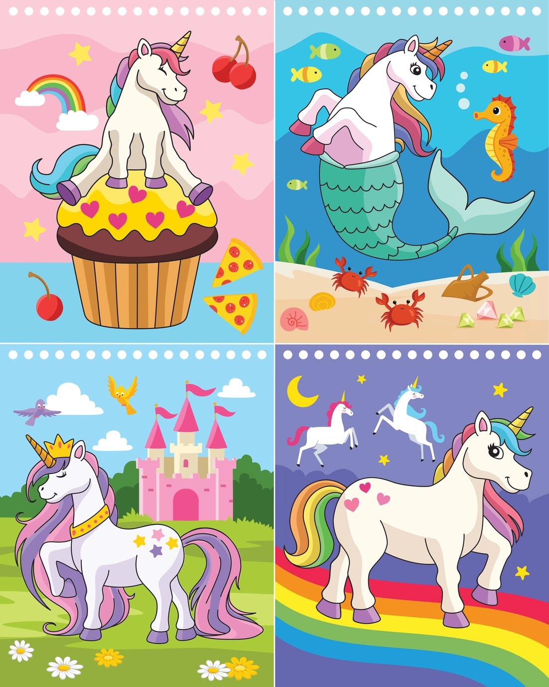 Color With Water - Unicorns