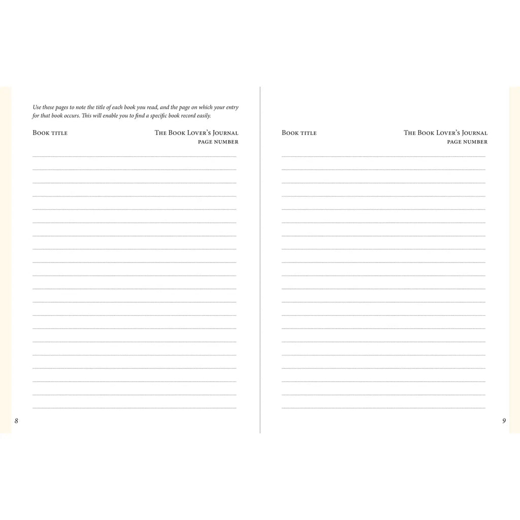 The Book Lover's Journal (2nd Ed)