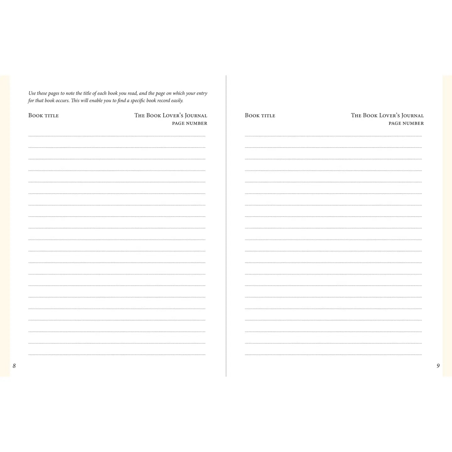The Book Lover's Journal (2nd Ed)