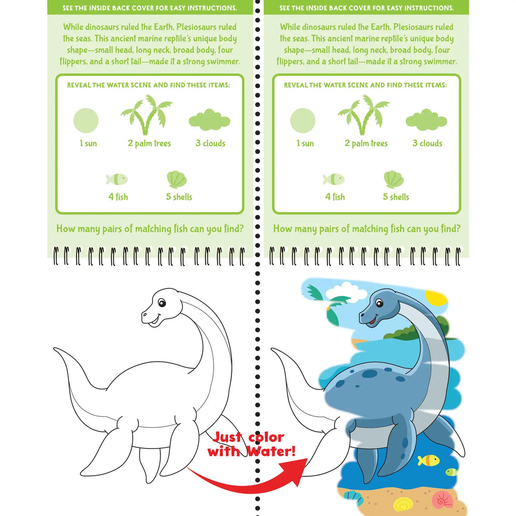 Color With Water - Dinosaurs