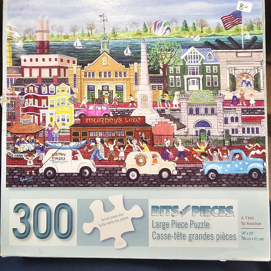 A Visit to Southie, 300 Piece Puzzle, Bits and Pieces - USED