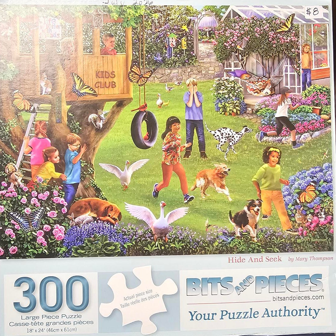 Hide and Seek, 300 Piece Puzzle, Bits and Pieces - USED
