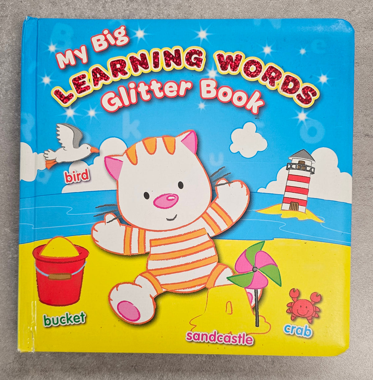My Big Learning Words Glitter Book