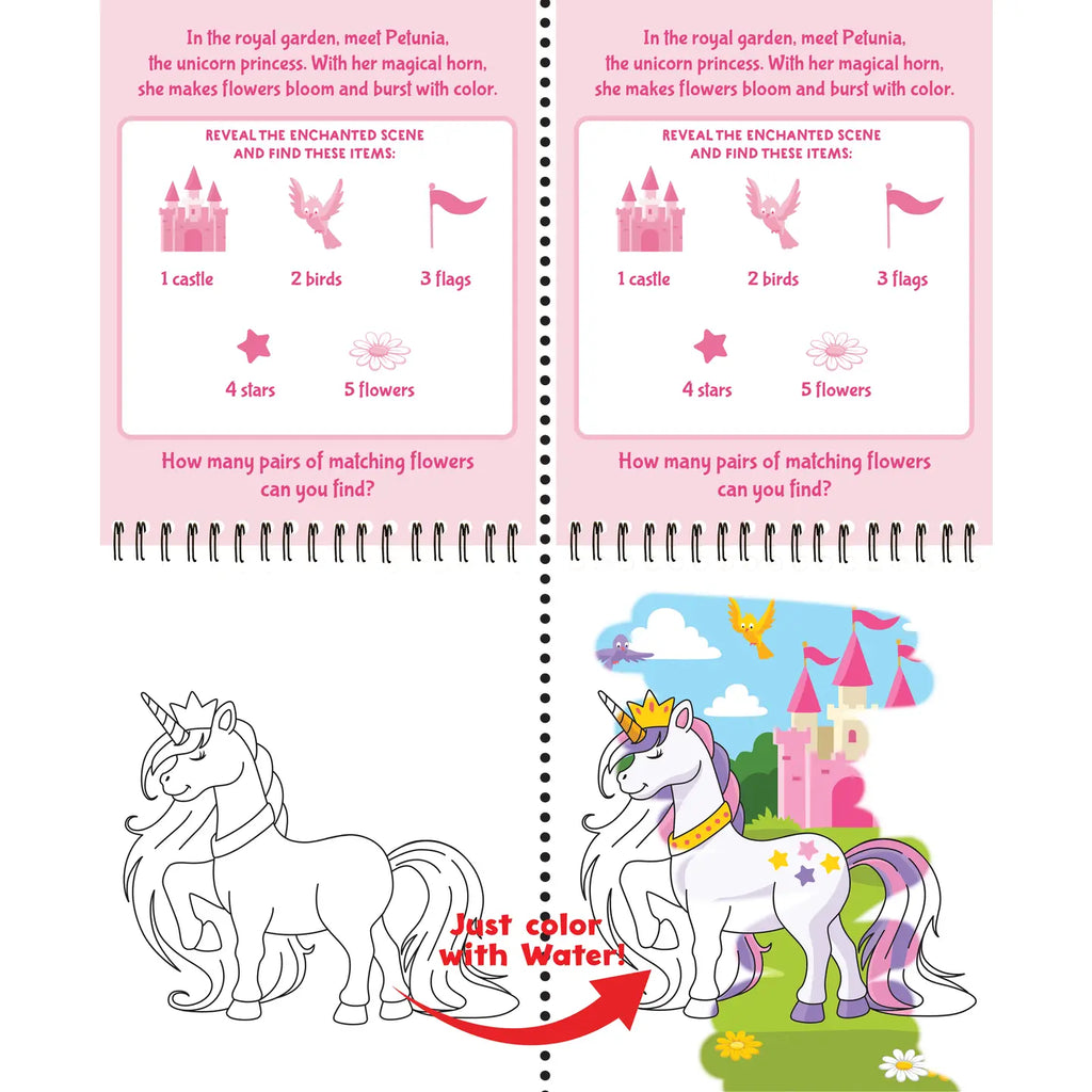 Color With Water - Unicorns