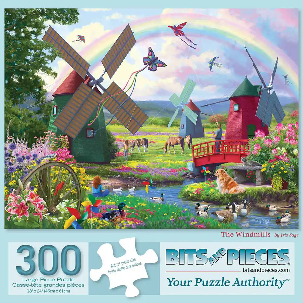 The Windmills, 300 Piece Puzzle - USED