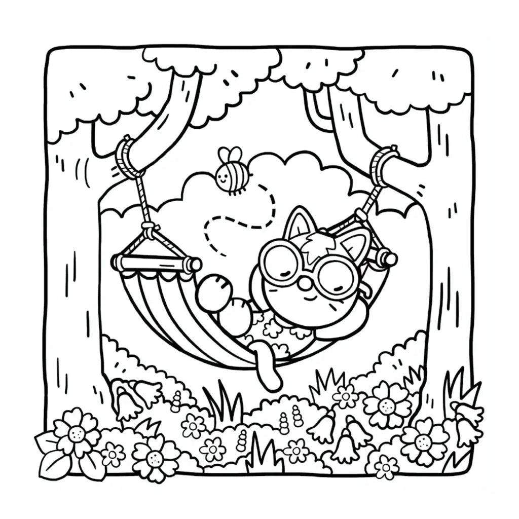 Coloring Corner: Cozy Gardens