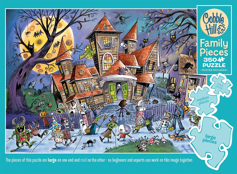 Haunted House, 350 Piece Puzzle, Cobble Hill