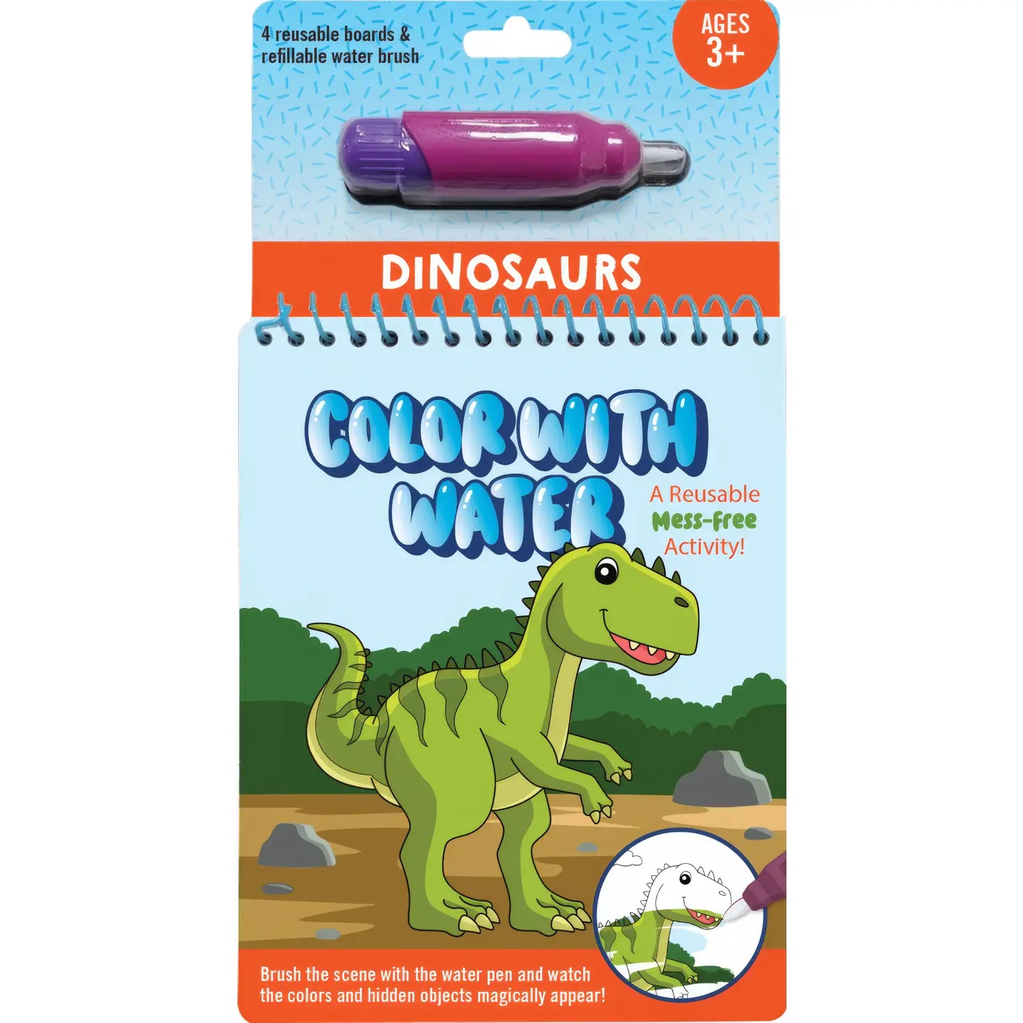 Color With Water - Dinosaurs