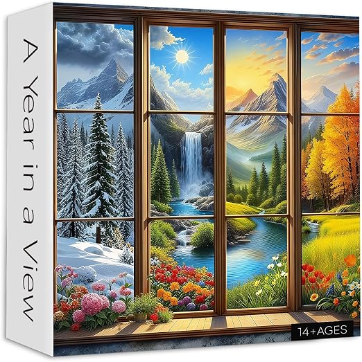 A Year In A View - 1000 pieces - PICKFORU