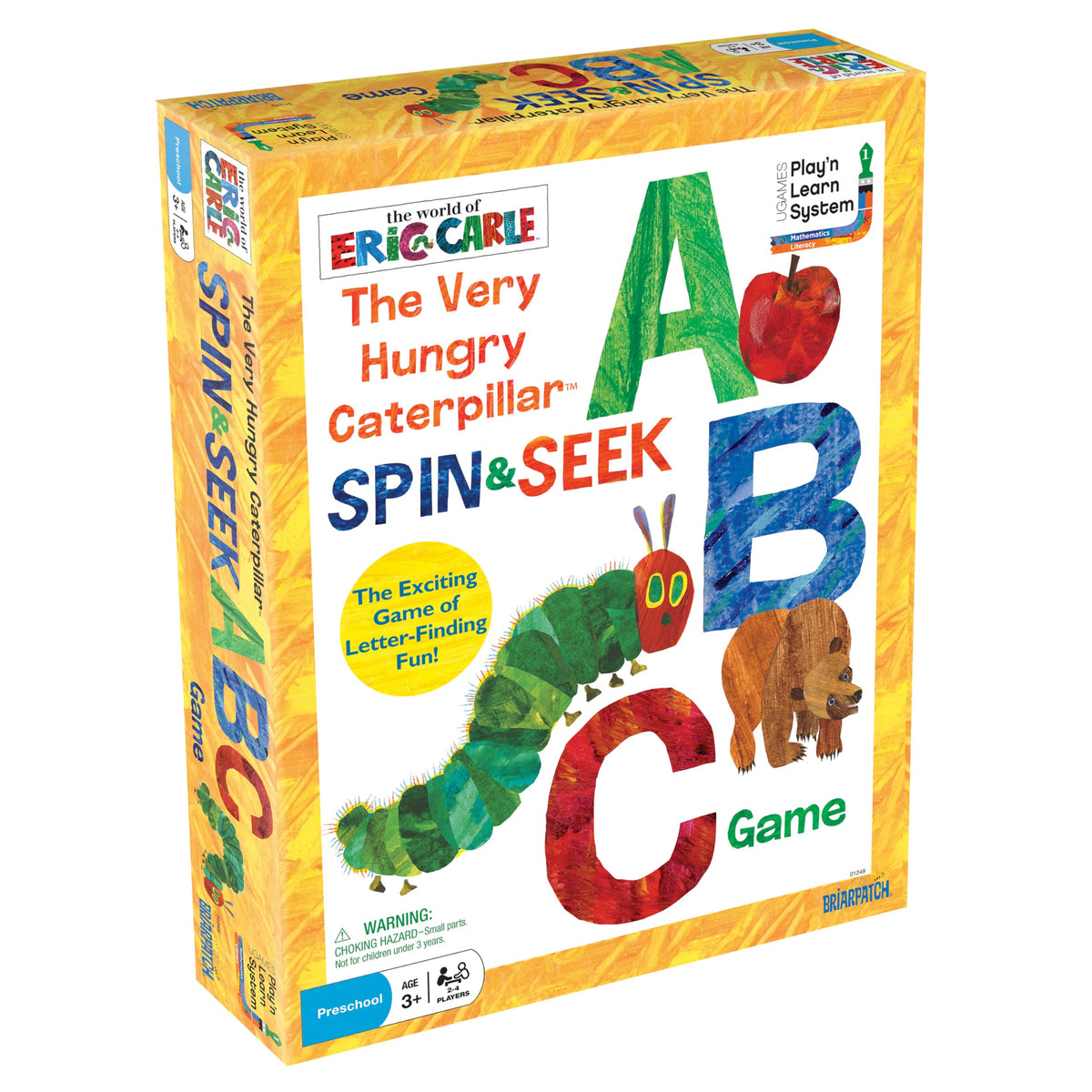 The Very Hungry Caterpllar SPIN & SEEK, ABC Game, Briarpatch