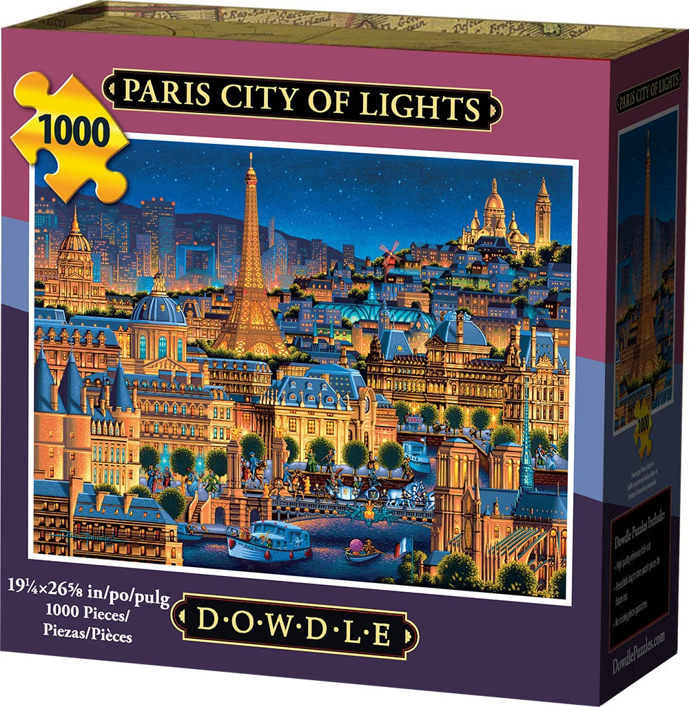 Paris City of Lights, 1000 Piece Puzzle, Dowler