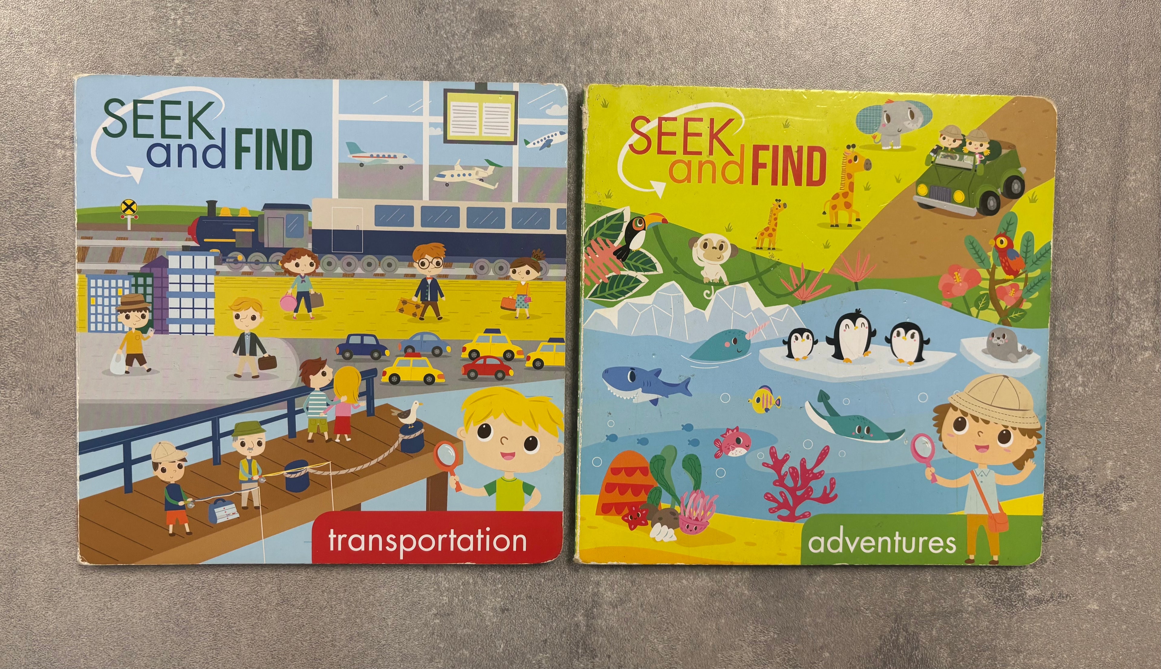 Seek and Find Board Book Bundle
