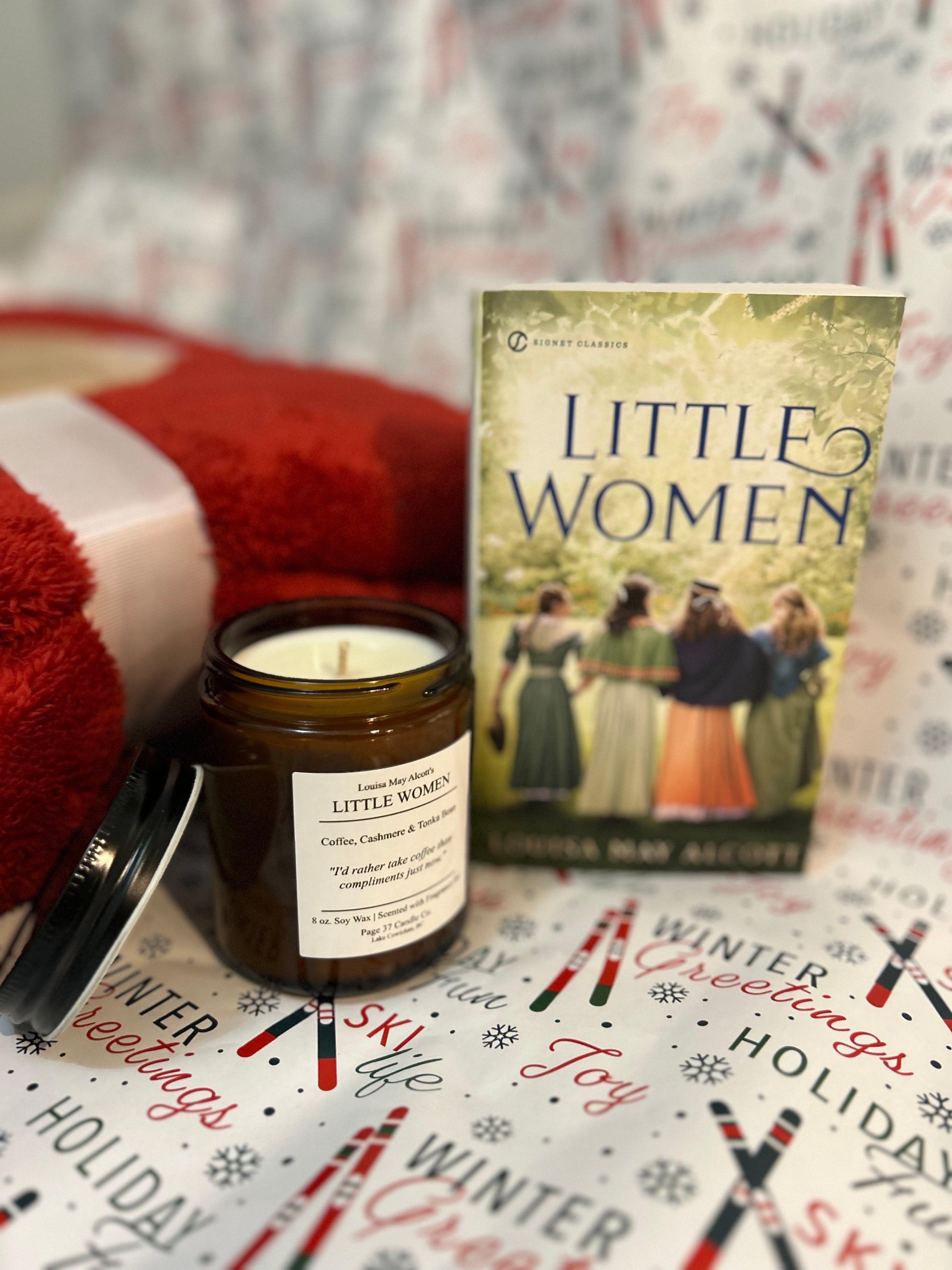 The Cozy Classic Set (3pc) ~Throw, Classic Novel & Candle