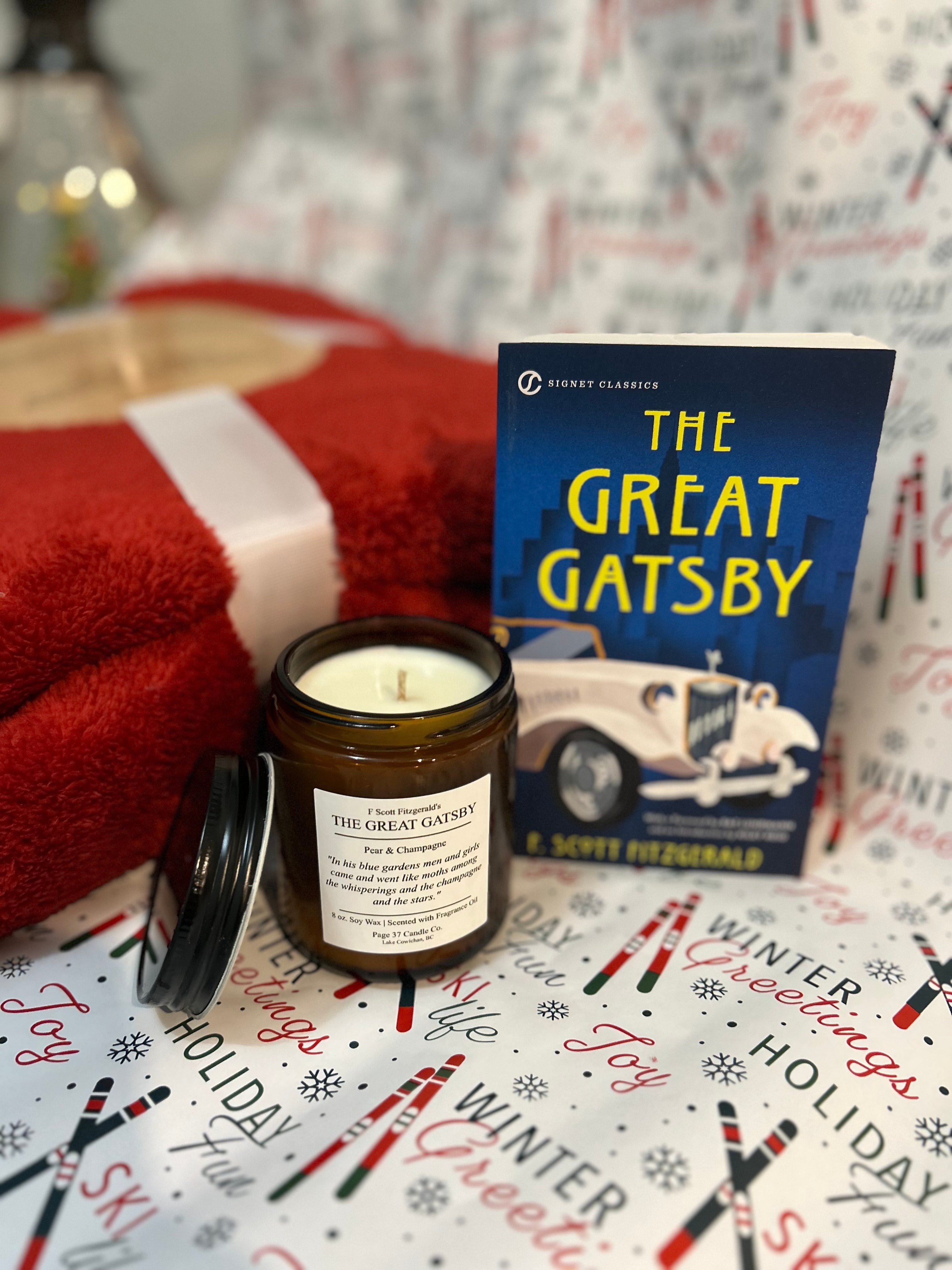 The Cozy Classic Set (3pc) ~Throw, Classic Novel & Candle