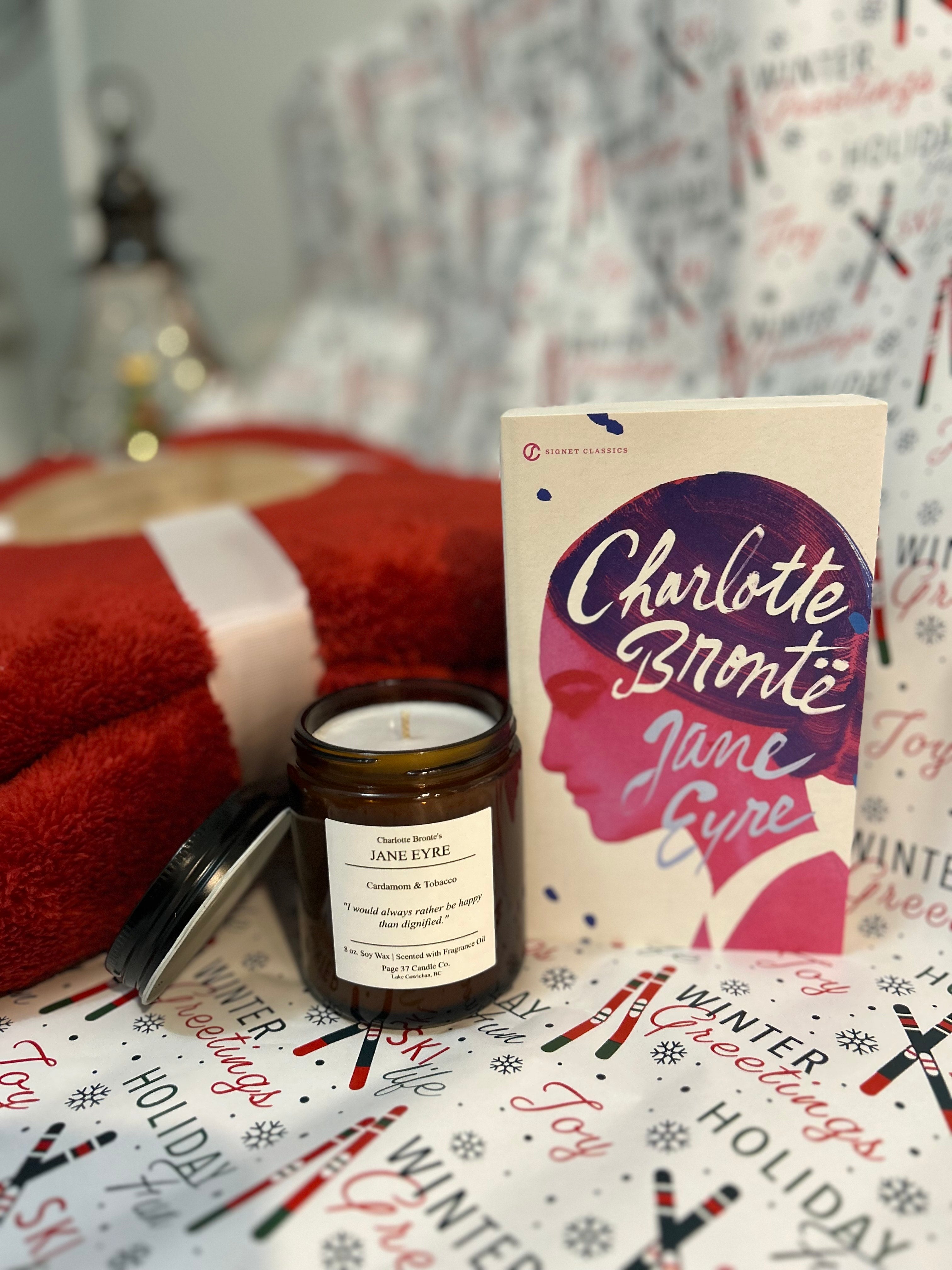 The Cozy Classic Set (3pc) ~Throw, Classic Novel & Candle