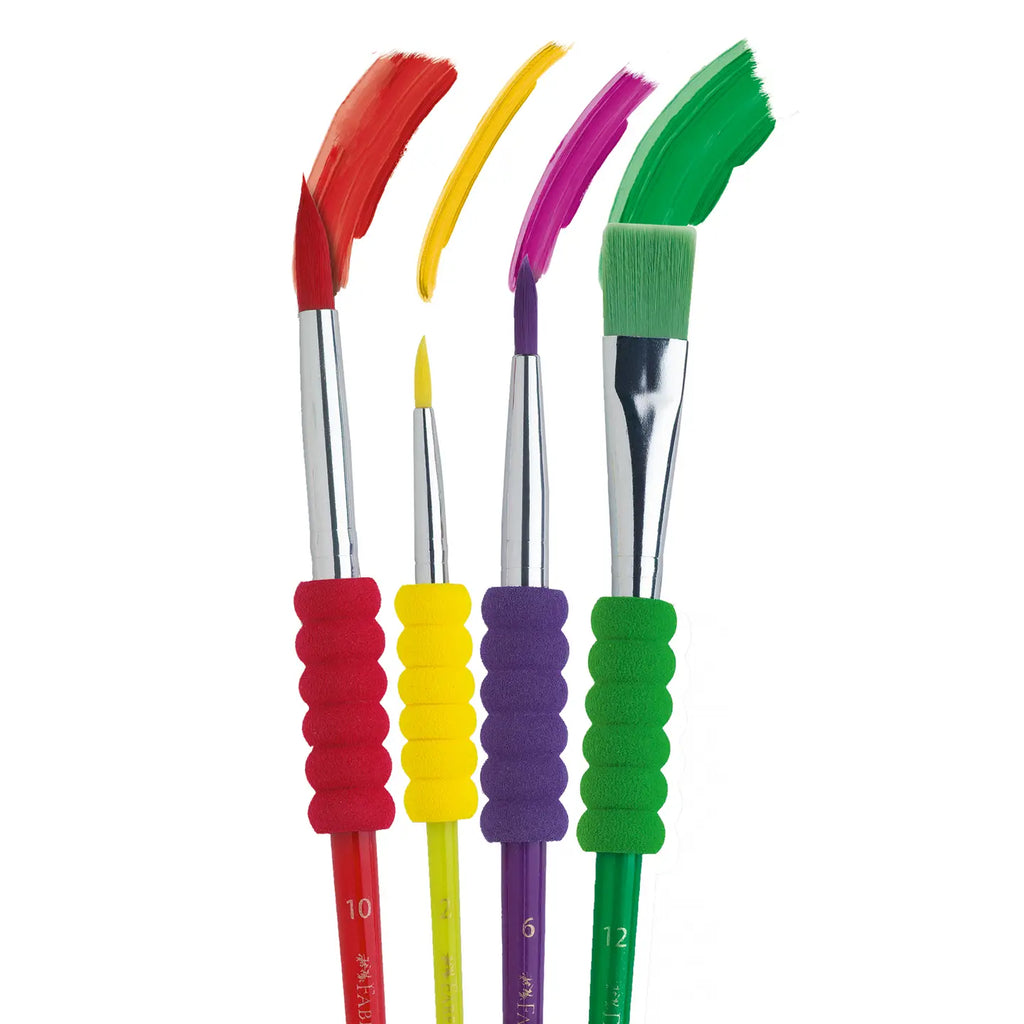 Soft Touch Paintbrushes, Assorted Sizes - Set of 4 -  Faber-Castell