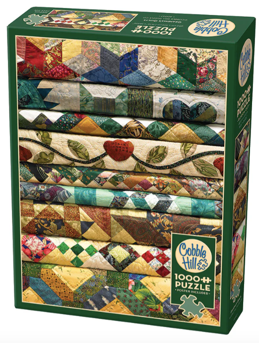 Grandma's Quilt - 1000 pieces - Cobble Hill Puzzle