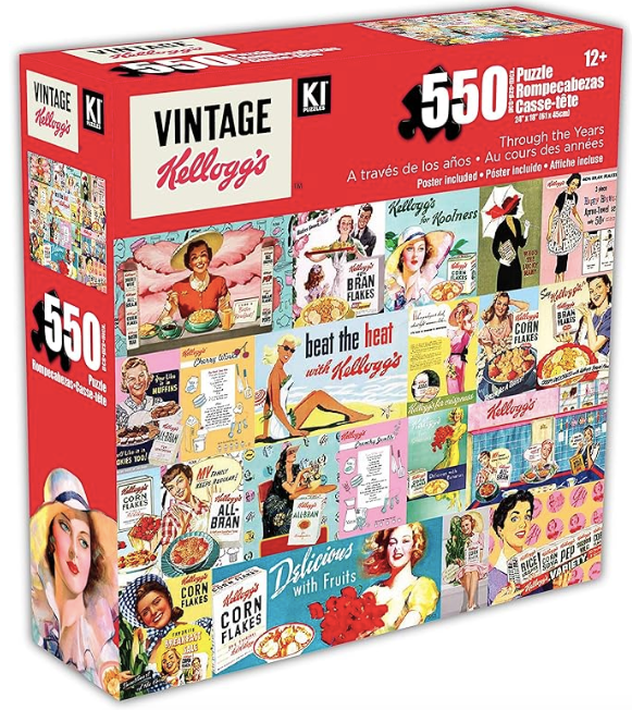 Vintage Kellogg's Puzzle: Through the Years - 1000 pieces