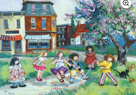 Jumping Rope - Pierre Belvédère 500 pc Puzzle
