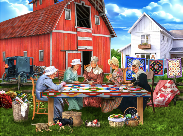 Country Quilting Bee - 1000 pieces - SunsOut Puzzle