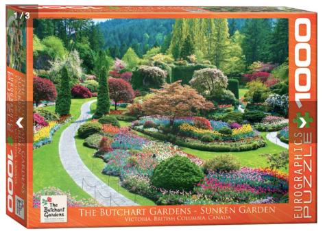 The Butchart Gardens - Sunken Garden - 1000 pieces - Eurographics
