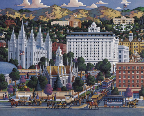 Salt Lake City - Dowdle - 500 Piece Puzzle