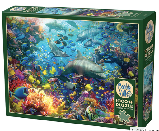 Vibrant Sea - 1000 pieces - Cobble Hill Puzzle