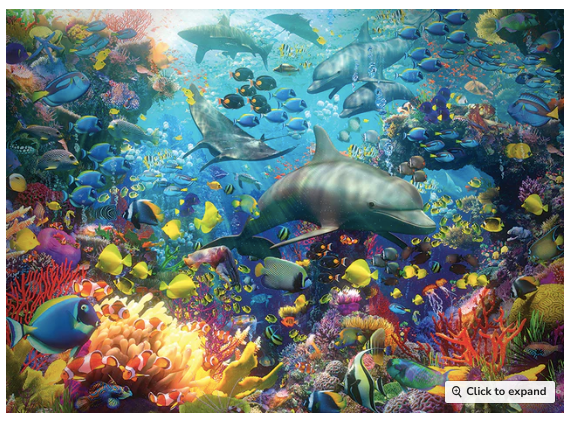 Vibrant Sea - 1000 pieces - Cobble Hill Puzzle