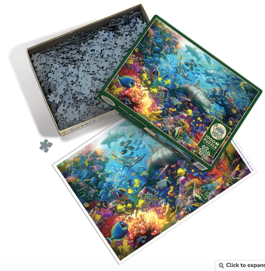 Vibrant Sea - 1000 pieces - Cobble Hill Puzzle