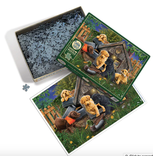 In The Doghouse - 1000 pieces - Cobble Hill Puzzle