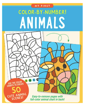 My First Color-By-Number! Animals