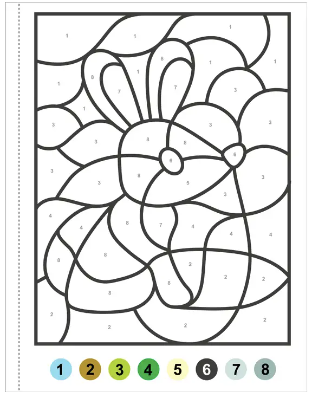 My First Color-By-Number! Animals