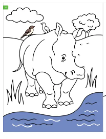 Animals Dot-To-Dot Coloring Book