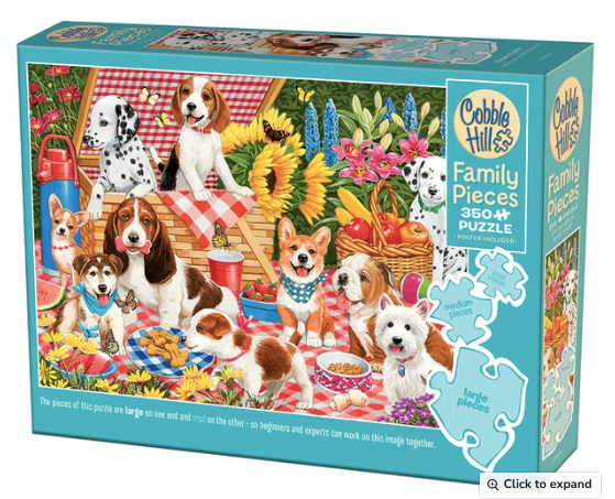 Picnic Party - Cobble Hill Puzzle - 350 Family Pieces