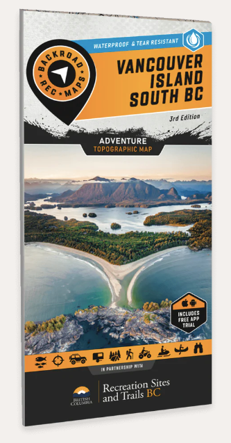 Vancouver Island South BC  - Adventure Topographic Map1