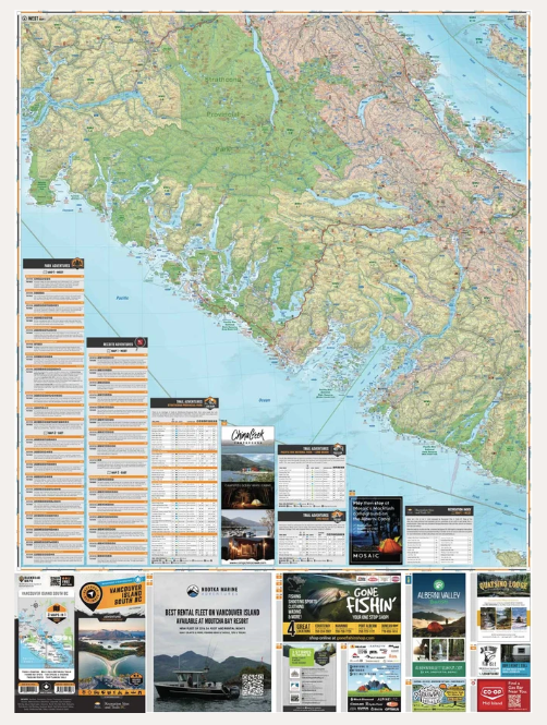 Vancouver Island South BC  - Adventure Topographic Map1