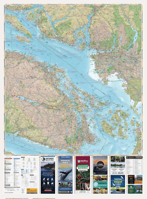 Vancouver Island South BC  - Adventure Topographic Map1