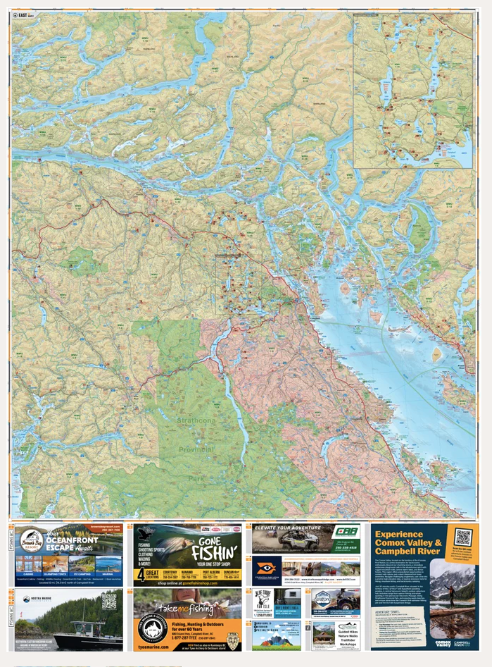 Vancouver Island North BC  - Adventure Topographic Map