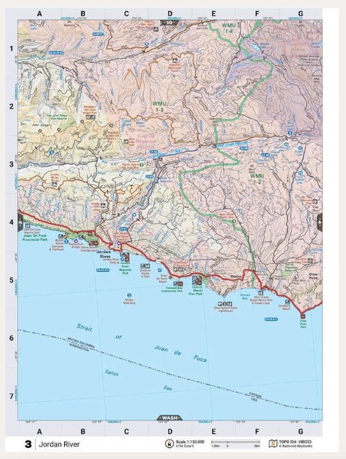 Vancouver Island BC Backroad Mapbook