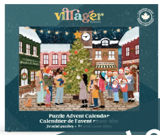 Village Christmas - 24 x 100 pcs - Villager Puzzles