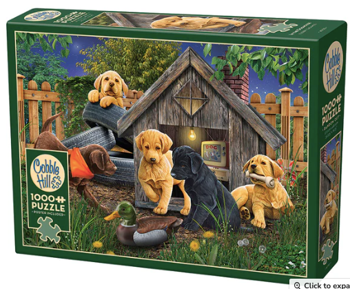 In The Doghouse - 1000 pieces - Cobble Hill Puzzle