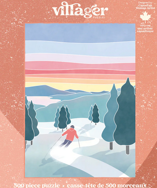 Sunset Ski - Villager Puzzles