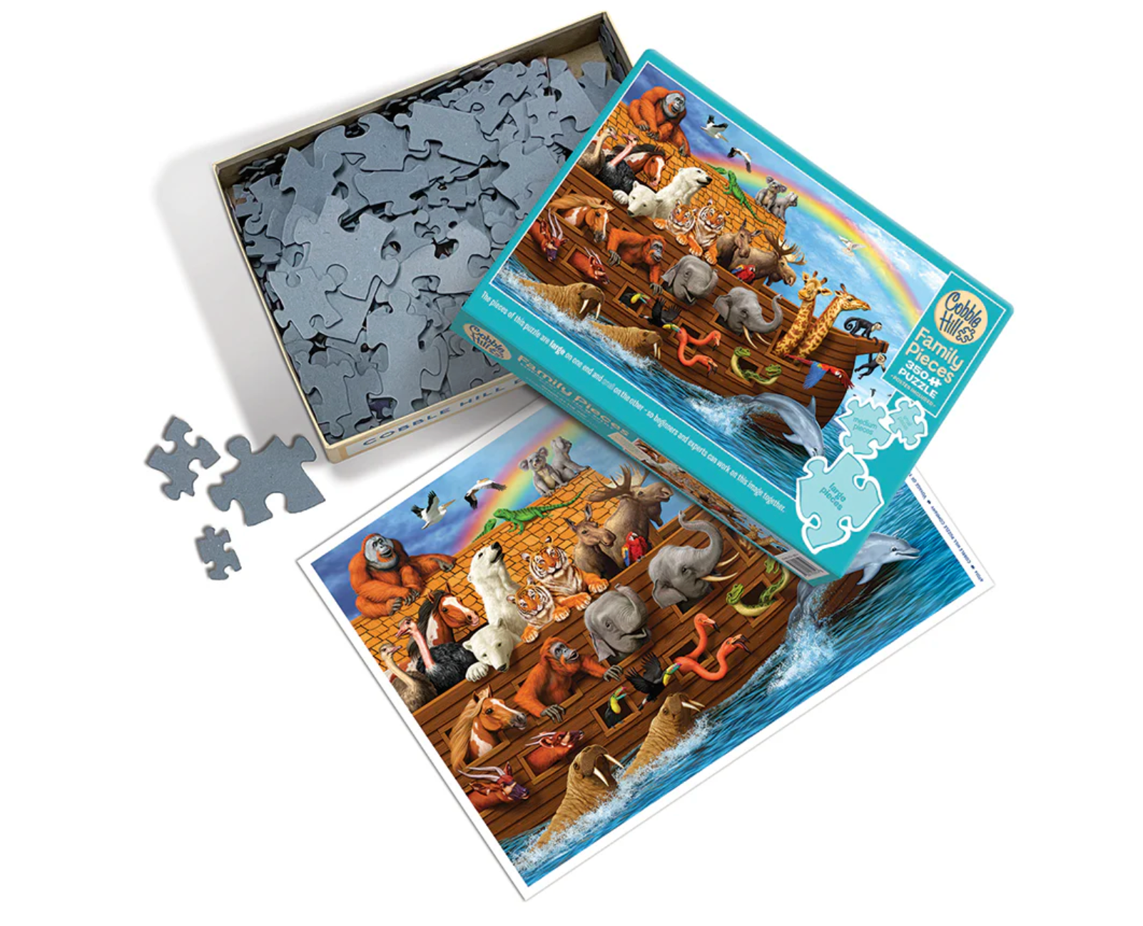 Voyage of the Ark (Family) 350 Pieces - Cobble Hill Puzzles
