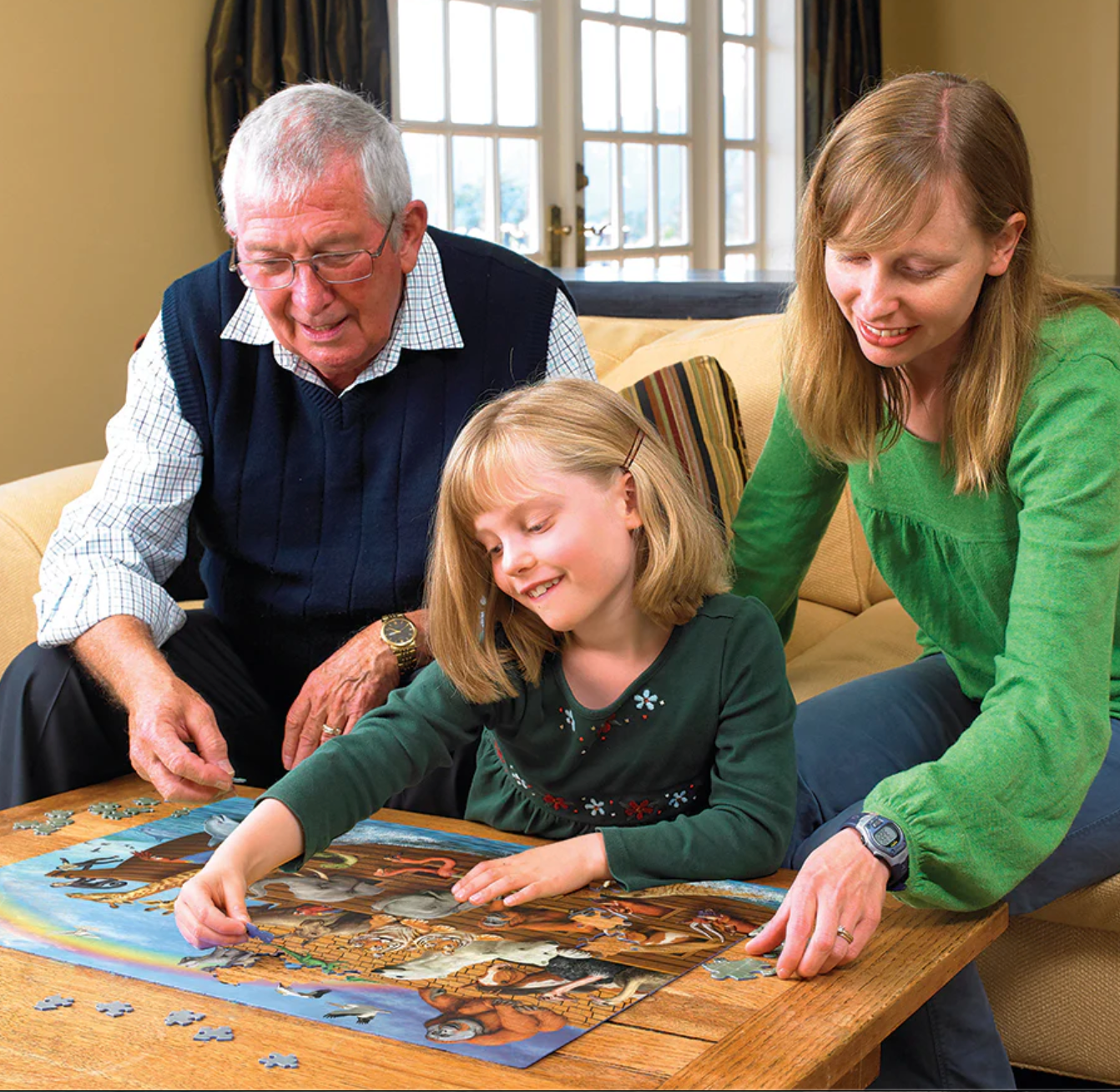 Voyage of the Ark (Family) 350 Pieces - Cobble Hill Puzzles