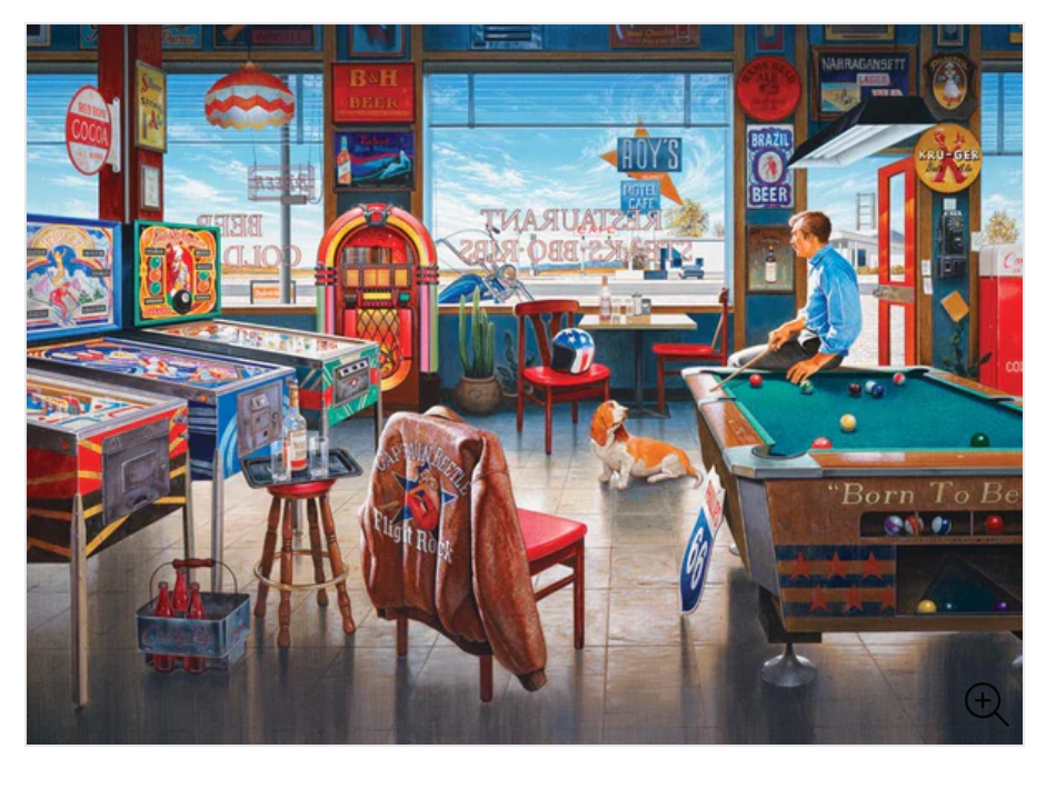 Billiards Restaurant - 1000 pieces - Cobble Hill Puzzle