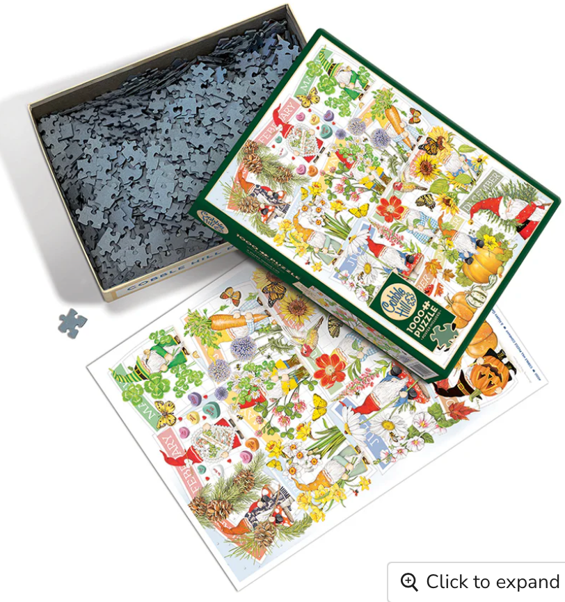 A Happy Gnome Life - 1000 pieces - Cobble Hill Puzzle