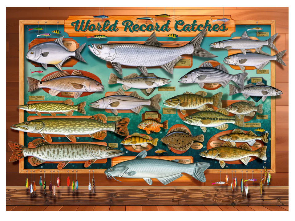 World Record Catches - 500 pieces - Cobble Hill Puzzle