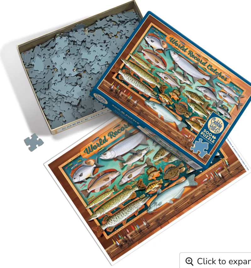 World Record Catches - 500 pieces - Cobble Hill Puzzle