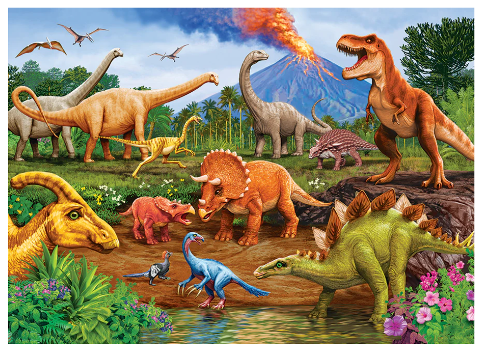 Dinos (Family) 350 Pieces - Cobble Hill Puzzles