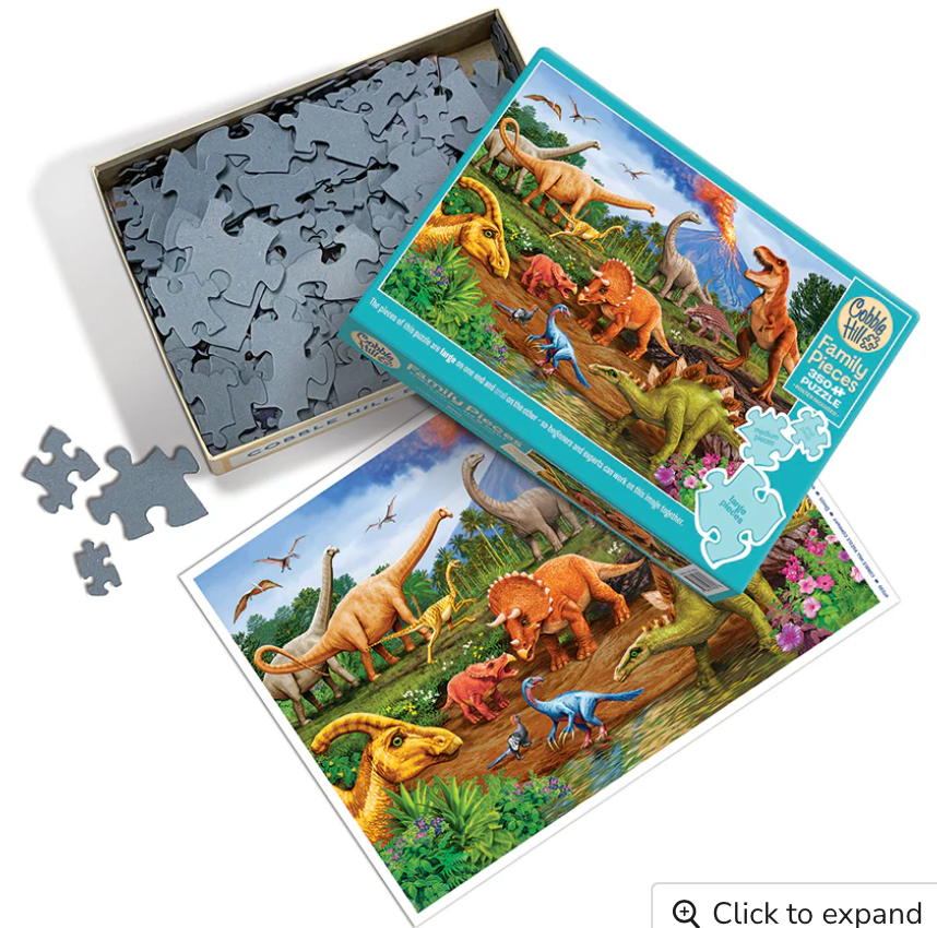 Dinos (Family) 350 Pieces - Cobble Hill Puzzles